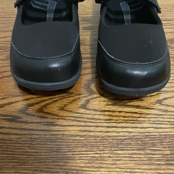 Abeo Biomechanical Black Velcro Strap Shoe Ladies Size 10 - Picture 4 of 11
